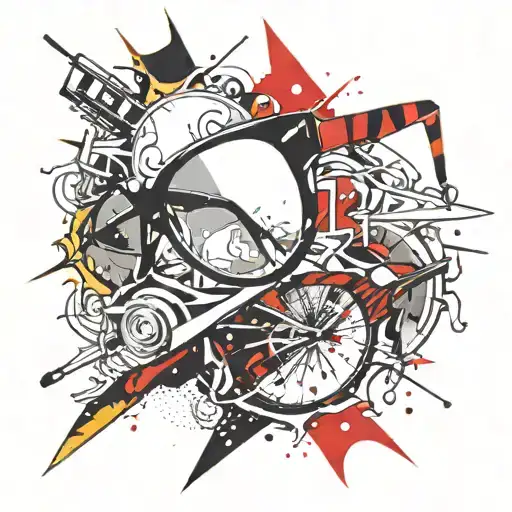 Sunglass And Sun Shining