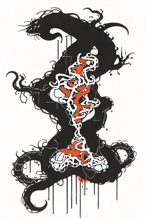 Snake And Octopus Legs