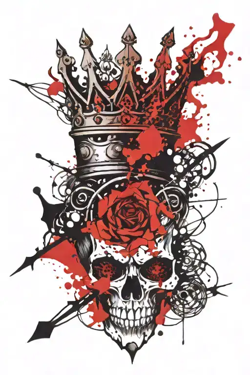 Evil Demon Queen Crown