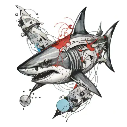 A Shark With Necklace