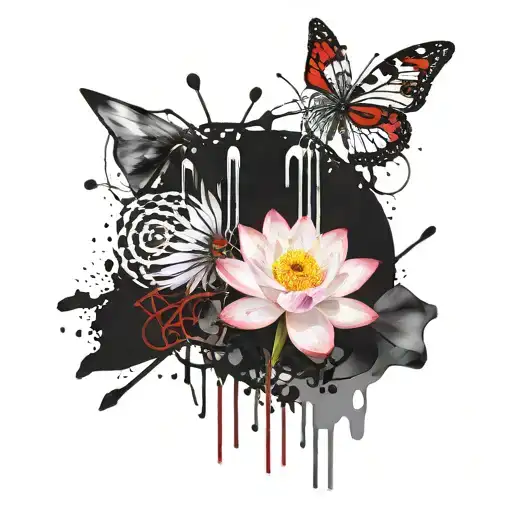 Lotus With All Seeing Eye