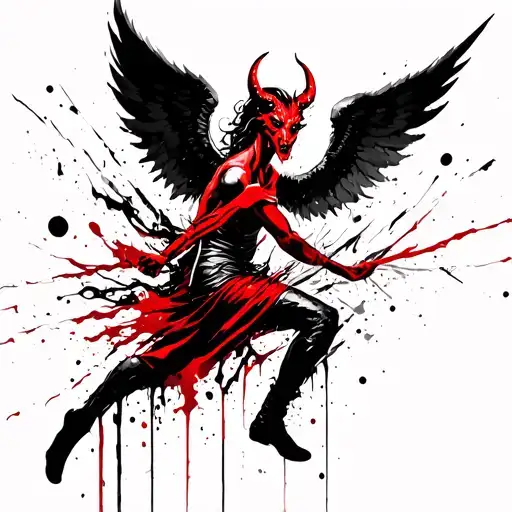 Angel Fighting Devil