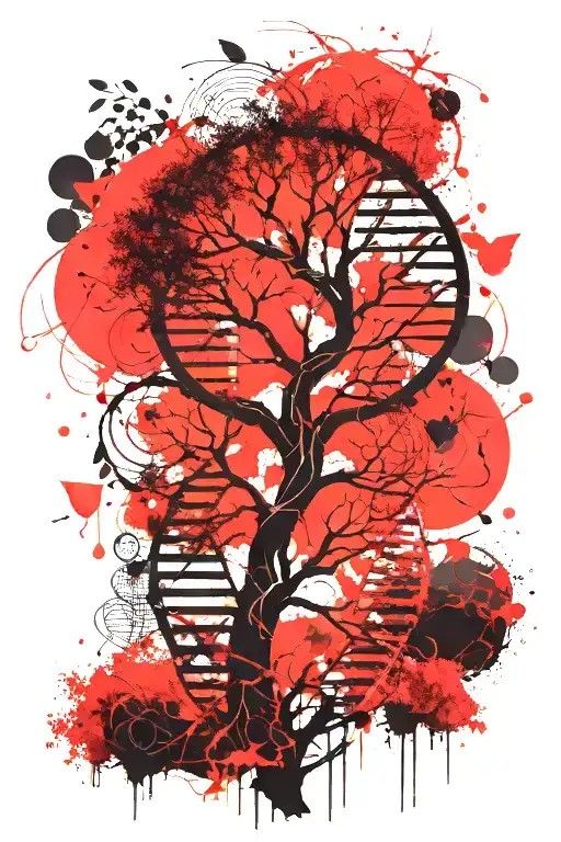 Tree With Dna Embedded