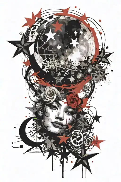 Turkish Moon And Star