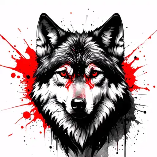 Wolf With Eye In The Middle Of Its Forehead