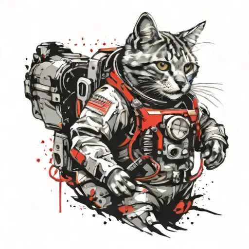 Cat In A Spacesuit