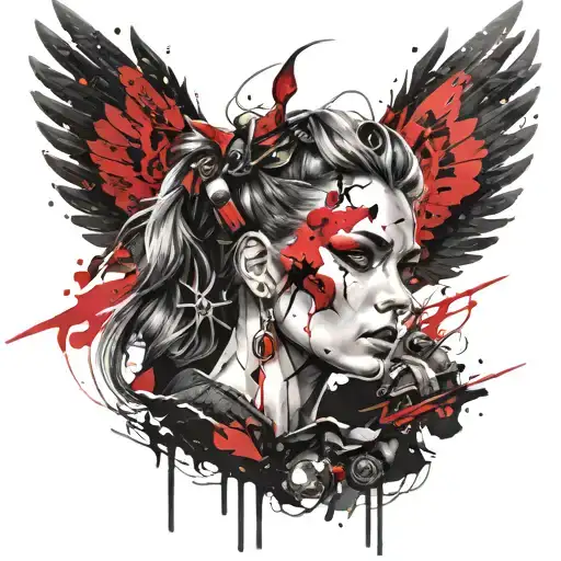 Dark Valkyrie Portrait