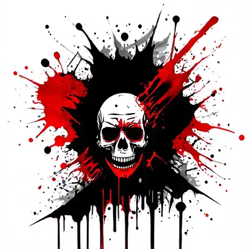 Rick Sanchez Half Scary Skull