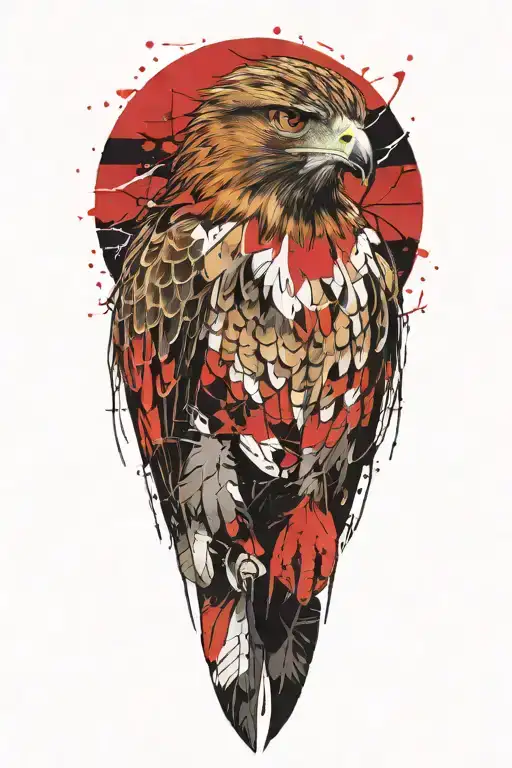 Red-tailed Hawk Perched