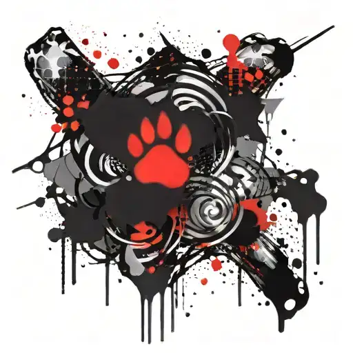 Dog Paw Print