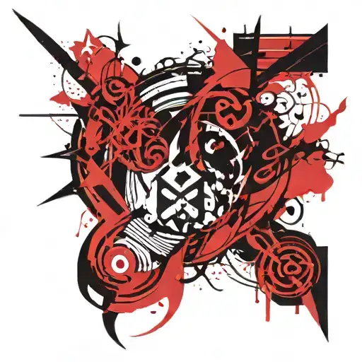 Infinity Symbol With Sagittarius And Capricorn Zodiac Sign