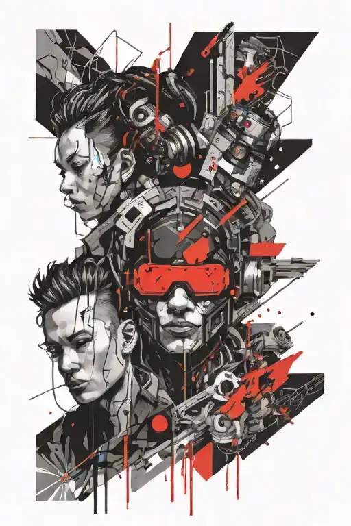 Cyberpunk And Suminagashi Laugh Now Cry Later