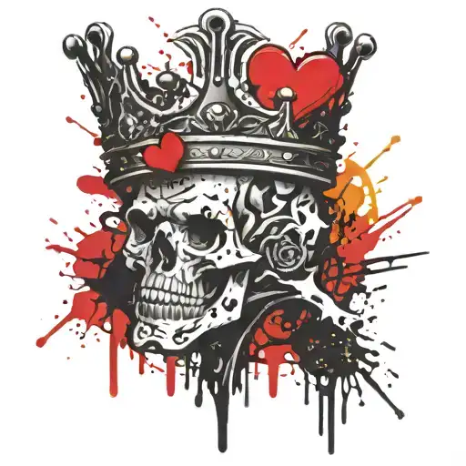 King Crown With Heart