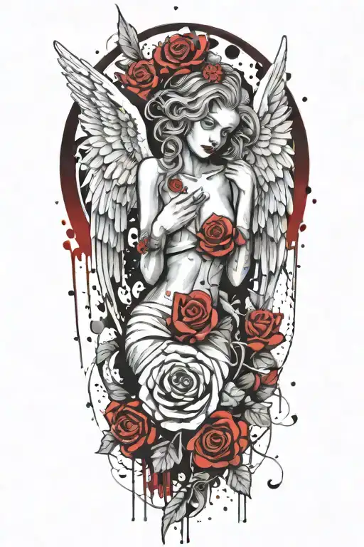 Angel Forever Eternally Yours And Roses