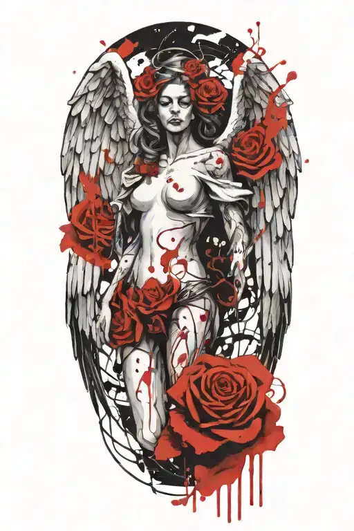 Angel Forever Eternally Yours And Roses