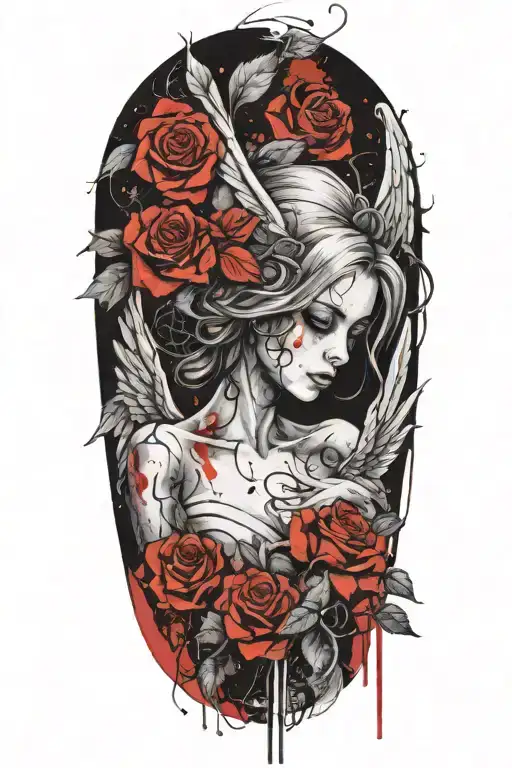 Angel Forever Eternally Yours And Roses