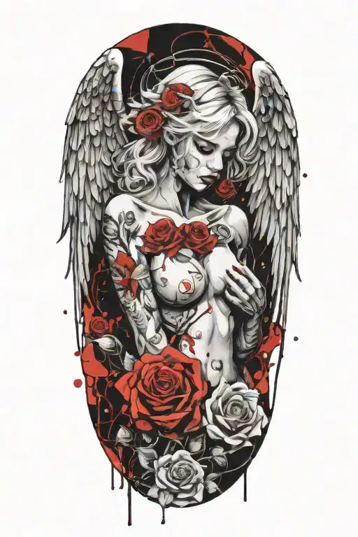 Angel Forever Eternally Yours And Roses