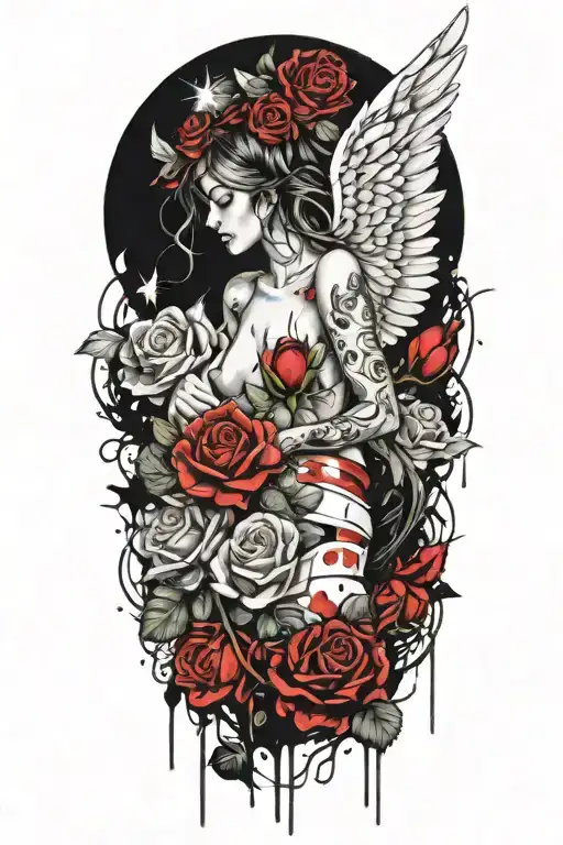 Angel Forever Eternally Yours And Roses