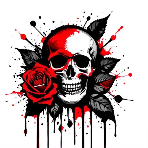 Skull And Roses