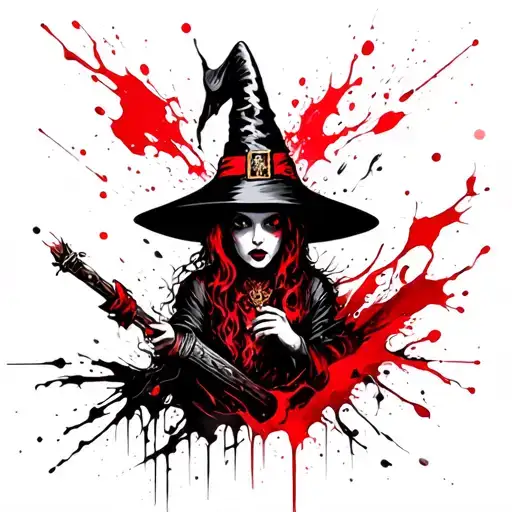 Witch Casting Spells