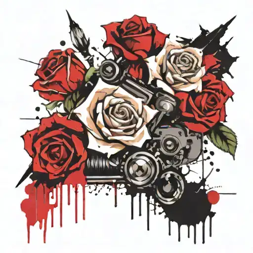 Travel Music Roses Wrapped