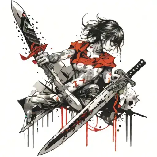 A Sword Will Be Stuck In The Girl