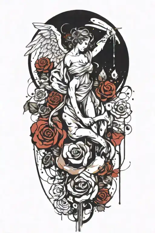 Angel Forever Eternally Yours And Roses