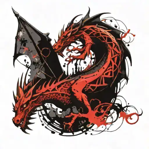 Libra Symbol Dragon