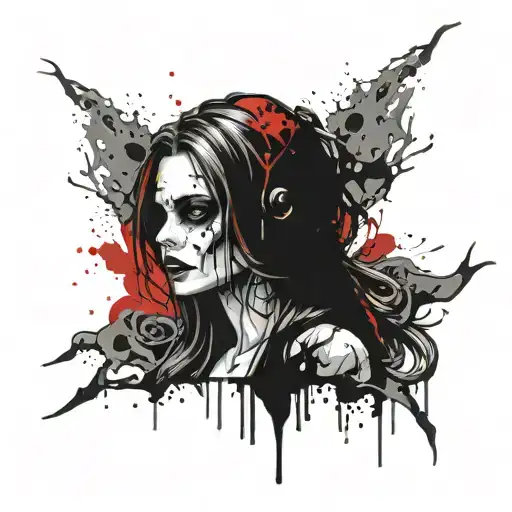 Lady Death Emo Dark Style