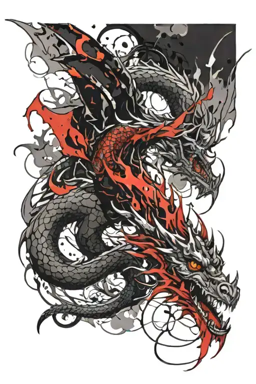 Dragon With Fire
