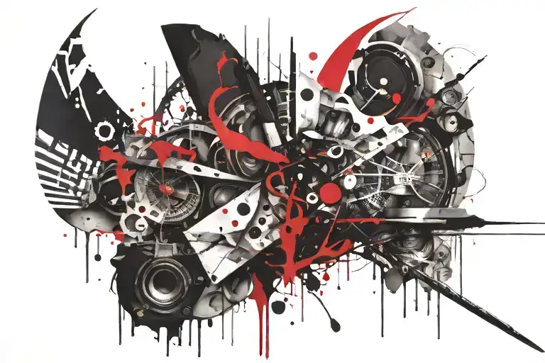 Anxiety Depicted As A Shadowy