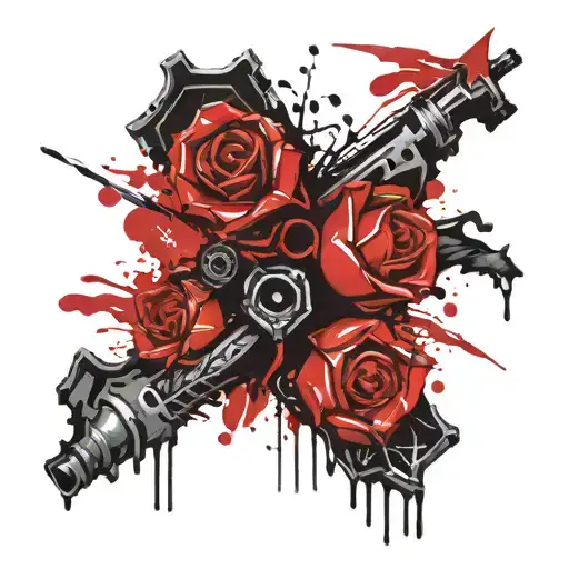 Oden Horn Tattoo With Kids Names One Each One