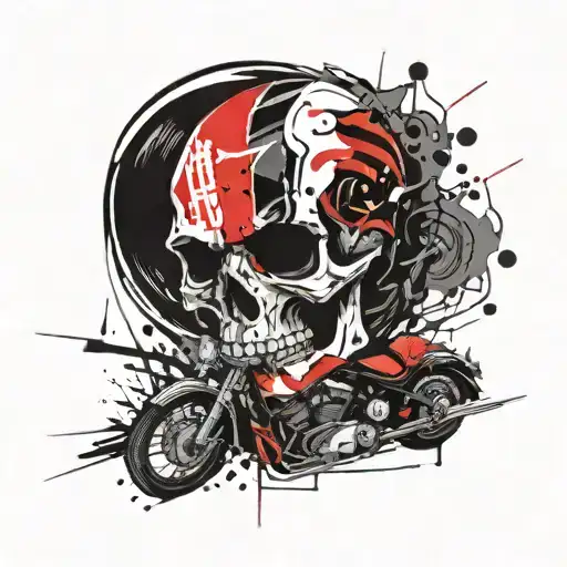 Skull Music Motorcycle Tool