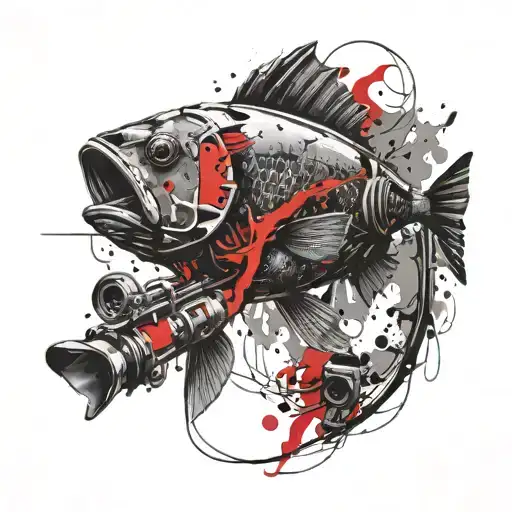 A Cool Fish And Gun