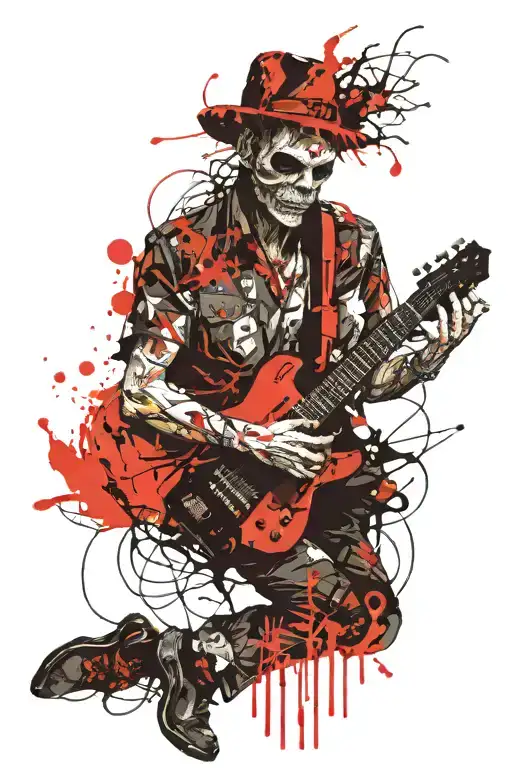 Dead Man With Guitar