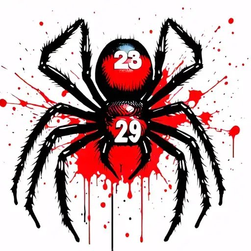 Black Widow Spider Bearing Number 29