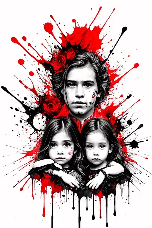 Father And 2 Daughters Named Freya And Rosie