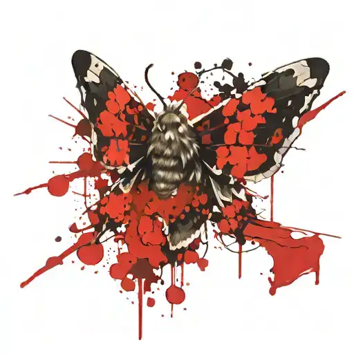 Moth With Jesus Cross