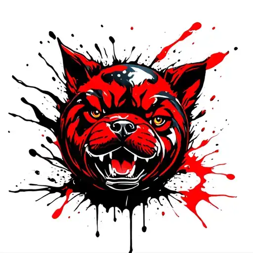 Fu Dog Orb Fire Lightning