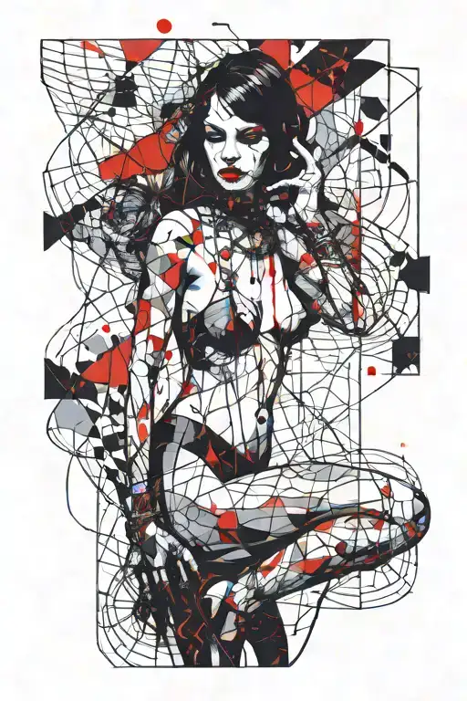 Full Nude Goth Girl With Fishnets