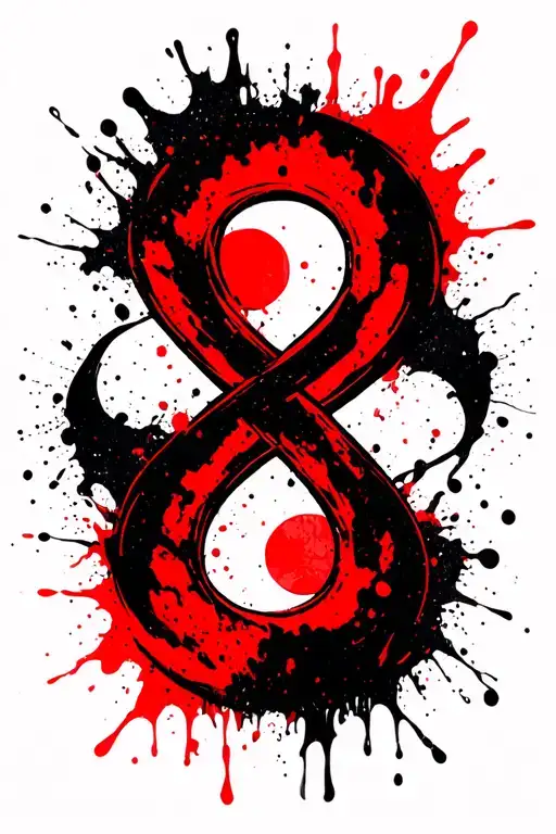 Kaizen Symbol With Infinity Symbol