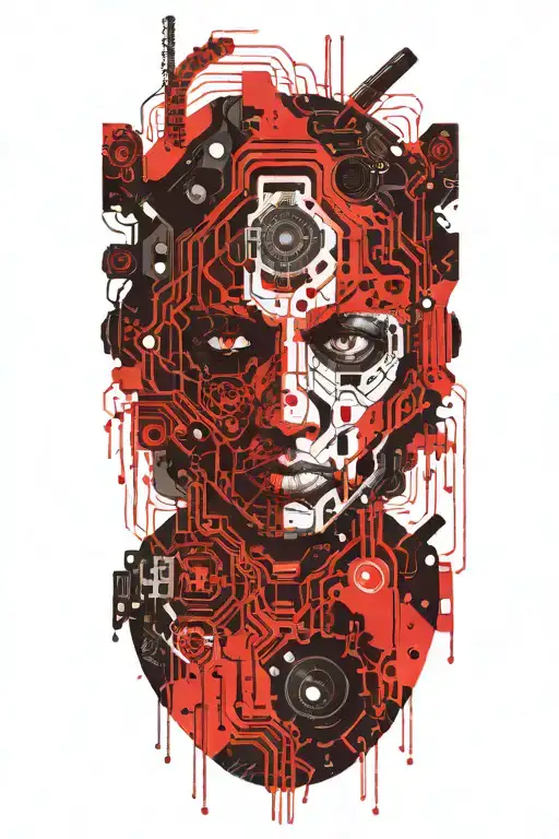 Circuit Board Pattern Forming The Shape