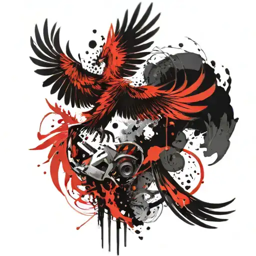 Phoenix Between The Mountains