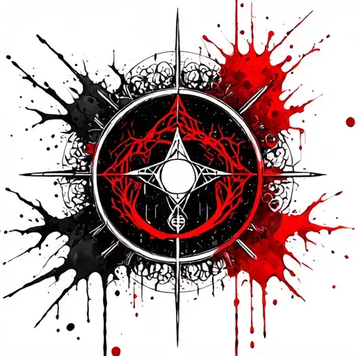 Alchemic Symbol Based On The Tree Of Life