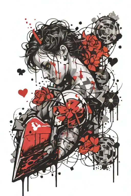 A Broken Heart That A Girl Collects