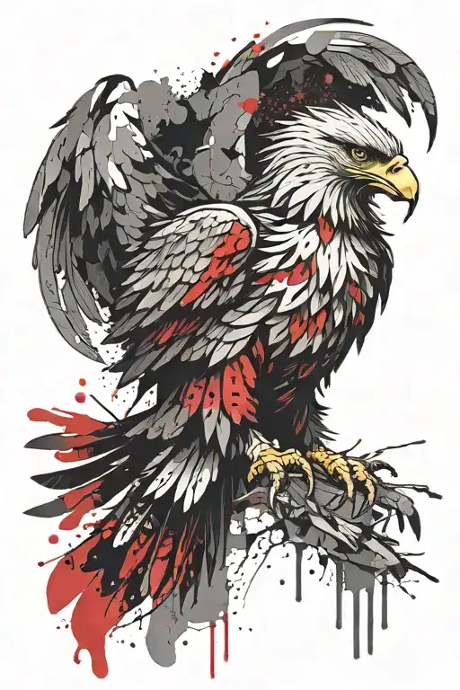 Polish Eagle In Roman Style
