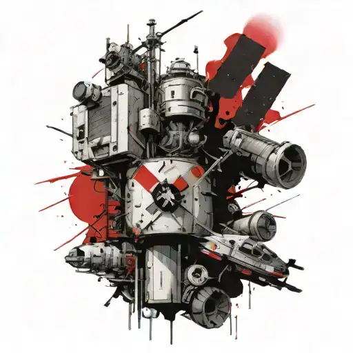 Fragments Of The Space Station