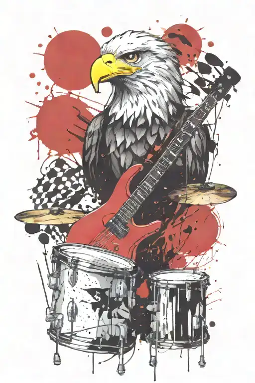 Drumkit And Eagle