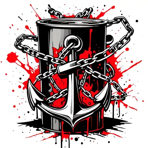 Anchor And Chains Wrapping