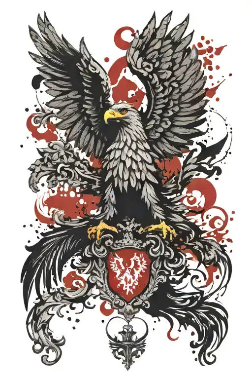 Regal Eagle Coat Of Arms